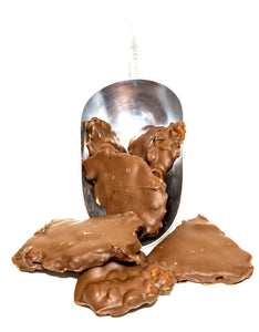 Dark Chocolate Covered Peanut Brittle